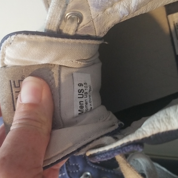 Unisex High Top Blue Vans - Picture 9 of 10